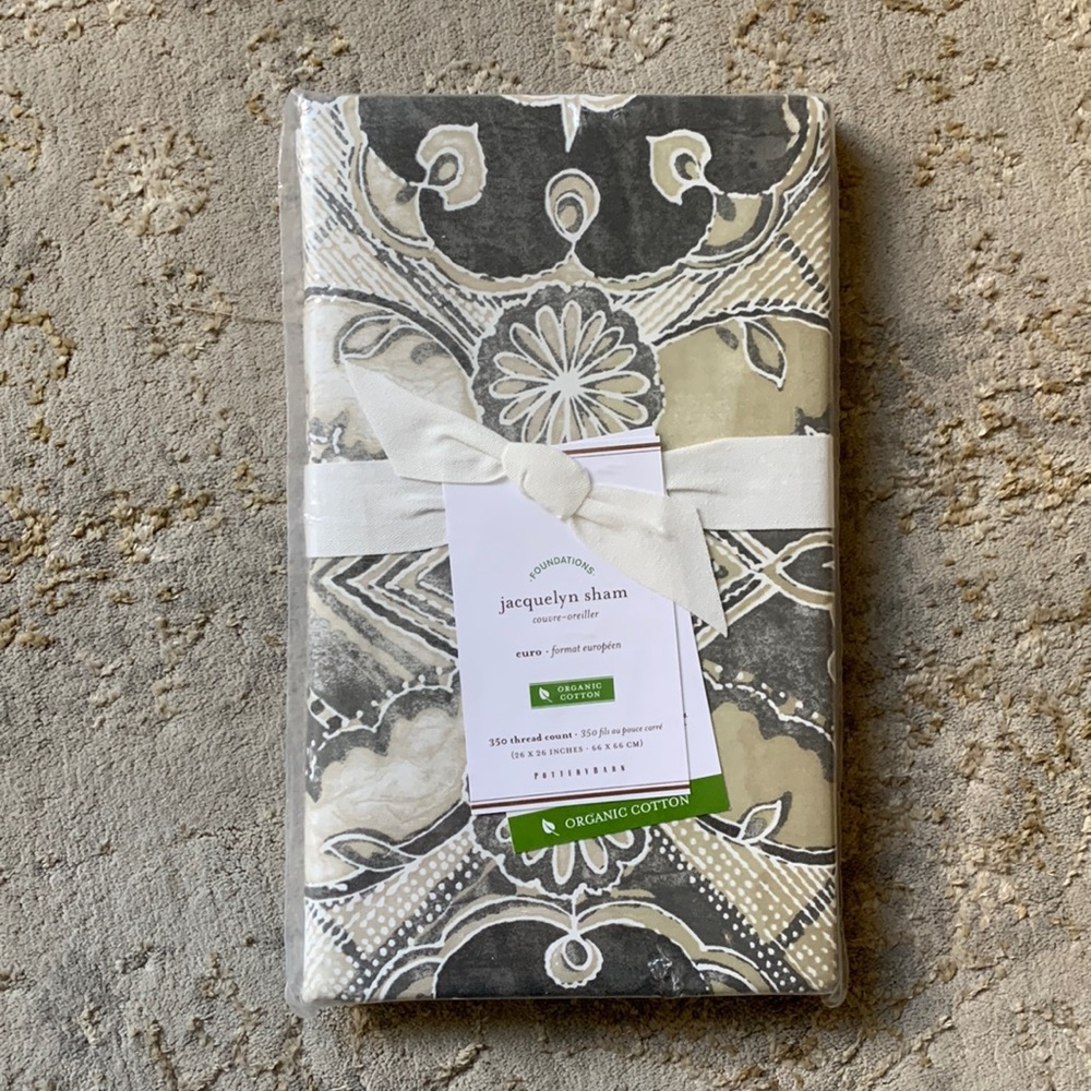 Pottery Barn Jacquelyn Sham-Euro